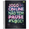 Caderno espiral universitário Player 1 Jandaia 192 folhas