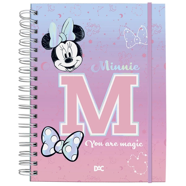 Caderno inteligente espiral Smart Minnie Mouse DAC 80 folhas 14x20
