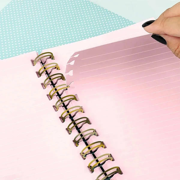 Caderno inteligente espiral Smart Universitário Minnie Mouse Disney DAC 80 folhas 20x27,5
