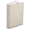 Caixa livro decorativa com revestimento em PU creme Mart 15x20