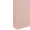 Caixa livro decorativa de MDF com revestimento em PU rose 31,5x23x4,5