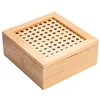 Caixa organizadora de bambu Treliça Wolff 17x16x7,5