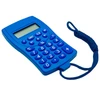 Calculadora eletrônica portátil com cordão para pendurar 5,8x9,5