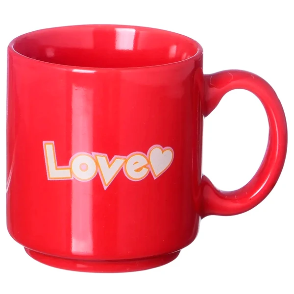 Caneca Stitch e Angel Love Disney Zona Criativa 100 ml
