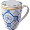 Caneca com tampa e filtro infusor de chá Braga Lyor 310 ml
