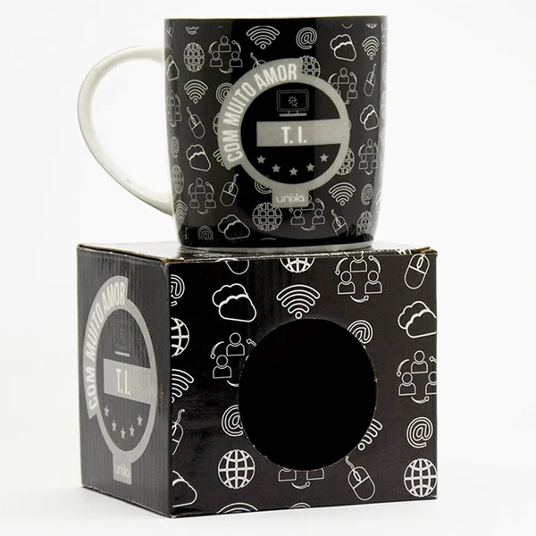 Caneca de cerâmica presenteável TI 390 ml