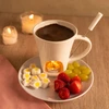 Caneca de fondue Ivy branca Lyor 200 ml