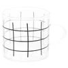 Caneca de vidro Stripes Lyor 125 ml