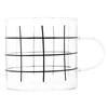 Caneca de vidro Stripes Lyor 125 ml