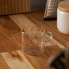 Caneca de vidro borossilicato Cherry Lyor 125 ml