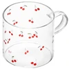 Caneca de vidro borossilicato Cherry Lyor 125 ml
