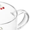 Caneca de vidro borossilicato Cherry Lyor 125 ml