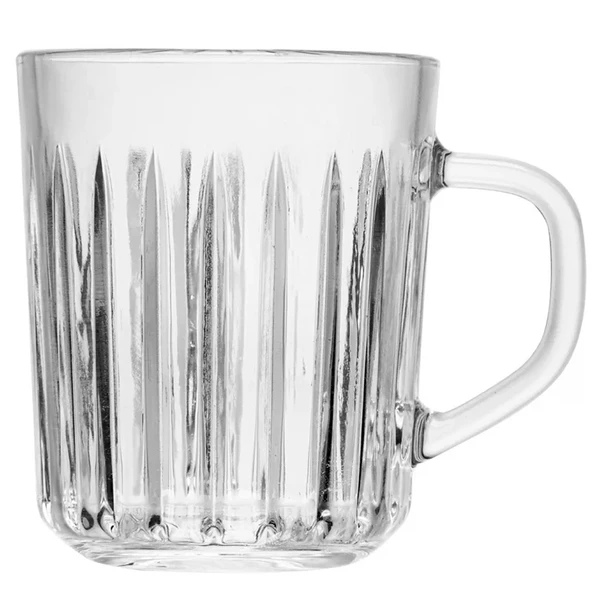 Caneca de vidro canelado Bangkok Wolff 230 ml