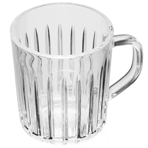 Caneca de vidro canelado Bangkok Wolff 230 ml