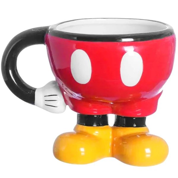 Caneca decorativa Mickey Mouse Disney Zona Criativa 400 ml