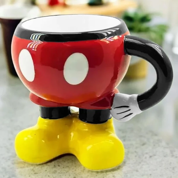 Caneca decorativa Mickey Mouse Disney Zona Criativa 400 ml