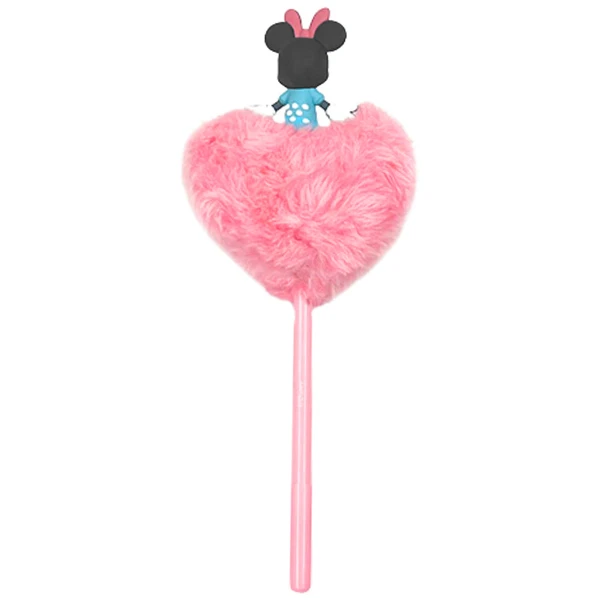 Caneta Coração Plush Minnie em pelúcia Disney Molin 0,7 mm