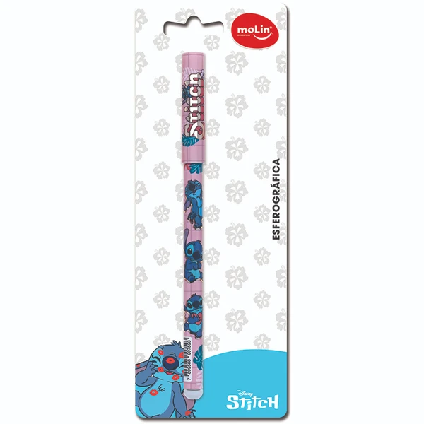 Caneta esferográfica Stitch Disney Molin 1,0 mm