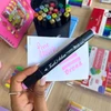 Canetinhas para colorir com ponta dupla e estojo preto 24 cores