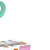 Carrinho de compras infantil com comidinhas de brinquedo