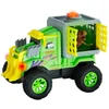 Carro para transporte de Dinossauro com gaiola, luz e som à fricção