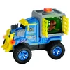 Carro para transporte de Dinossauro com gaiola, luz e som à fricção