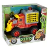 Carro para transporte de Dinossauro com gaiola, luz e som à fricção