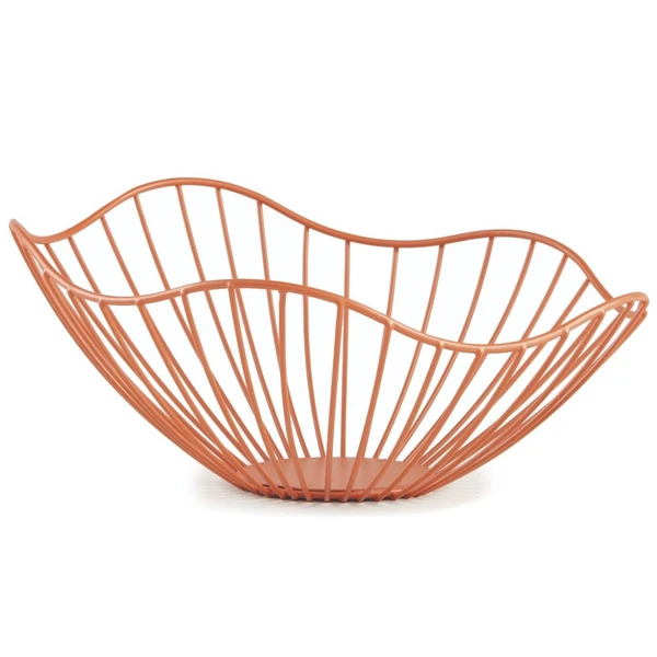 Centro de mesa aramado coral 26,5 cm