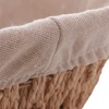 Cesta oval de papel trançado com forro de tecido Wolff 30,5x21x12