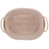 Cesta oval de papel trançado com forro de tecido Wolff 30,5x21x12