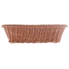 Cesta oval de plástico trançado Rattan Lyor 24x17x7
