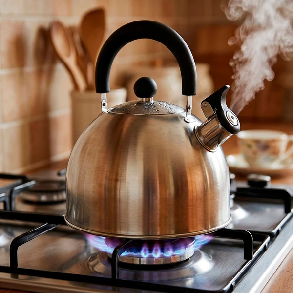 Chaleira de inox com apito 2,5 litros