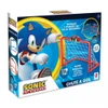 Chute a gol com traves e bola de futebol nº 5 Sonic