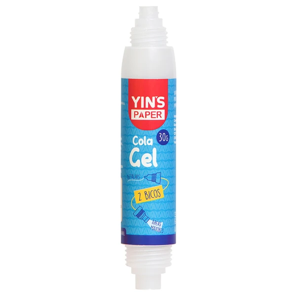 Cola Gel com 2 bicos para detalhes e áreas maiores 30 g