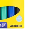Cola colorida Acrilex 23 g 6 unidades