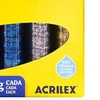 Cola glitter Acrilex 23 g 6 cores