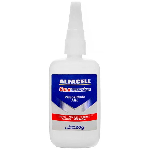 Cola instantânea Alfacell com viscosidade alta 20g