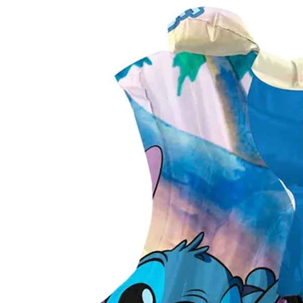Colete infantil inflável com protetor para o pescoço Stitch Disney 30 kg 43x35