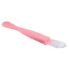 Colher para bebê com ponta de silicone