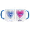 Conjunto 2 canecas Minha Metade Stitch e Angel Disney Zona Criativa 350 ml