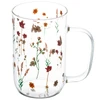 Conjunto 2 canecas de vidro borossilicato Bouquet Wolff 280 ml