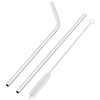 Conjunto 2 canudos de inox com escova para limpeza