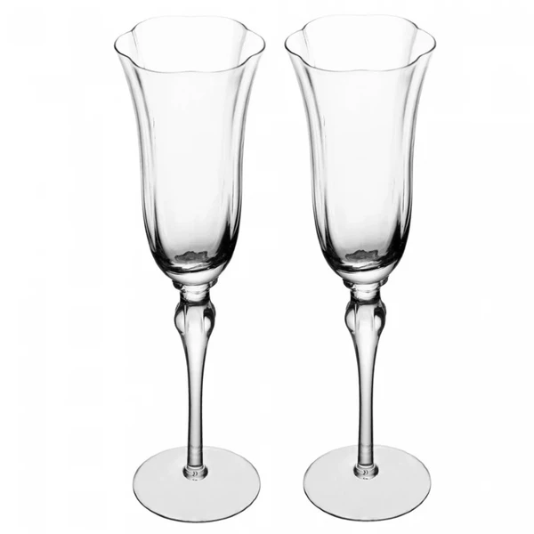 Conjunto 2 taças de vidro para champanhe Lily 200 ml
