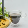 Conjunto 2 xícaras para café empilháveis com parede dupla Wolff 90 ml