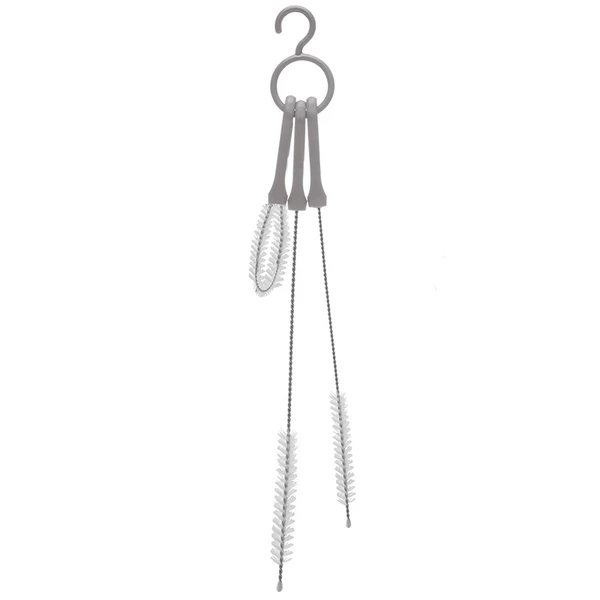 Conjunto 3 escovas multiuso para limpeza Lyor