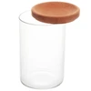 Conjunto 3 porta condimentos com tampa e bandeja de rolha Essência Lyor 500 ml