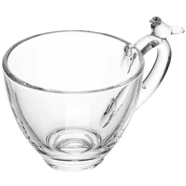 Conjunto 4 xícaras de cristal para café Bird Wolff 80 ml