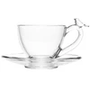 Conjunto 4 xícaras de cristal para chá Bird Wolff 180 ml