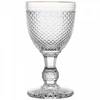 Conjunto 6 taças de vidro para água e suco com fio de ouro Bico de Jaca Wolff 300 ml