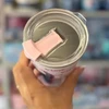 Copo com tampa hermética Stitch e Angel Disney Zona Criativa 500 ml